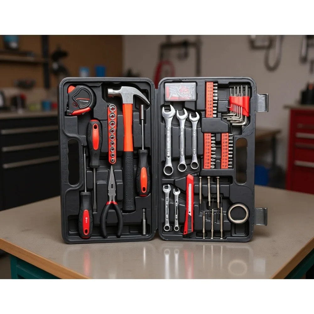 

148 Piece Tool Kit for Auto and Home Repairs Ideal for Car Lovers and DIY Projects