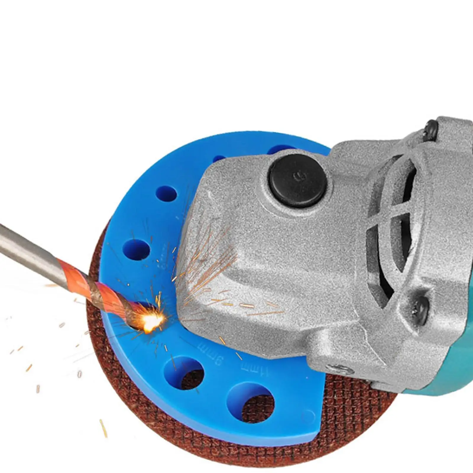 Drill Bit Sharpening Tool Multipurpose Drill Bit Grinding Sharpener Easy Installation Fittings Sturdy Spare Part Auxiliary Tool