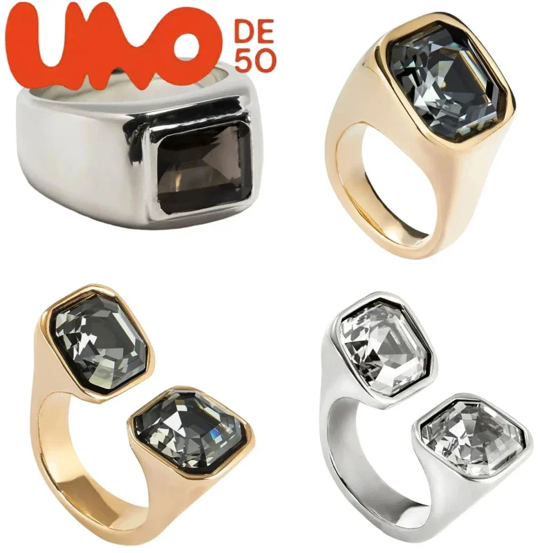 

New European Best-selling Fashion UNOde50 Niche Ring for 2025- Affordable High-end Luxury Jewelry!