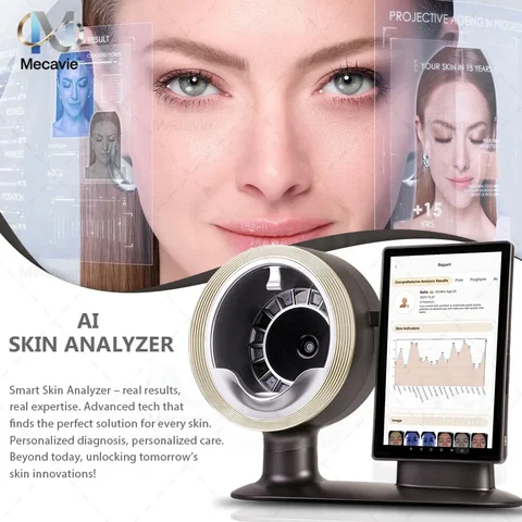 M17 AI Skin Analyzer Professional Facial Skin Analysis Machine Scalp Analyzer Beauty Salon Spa Skincare Equipment