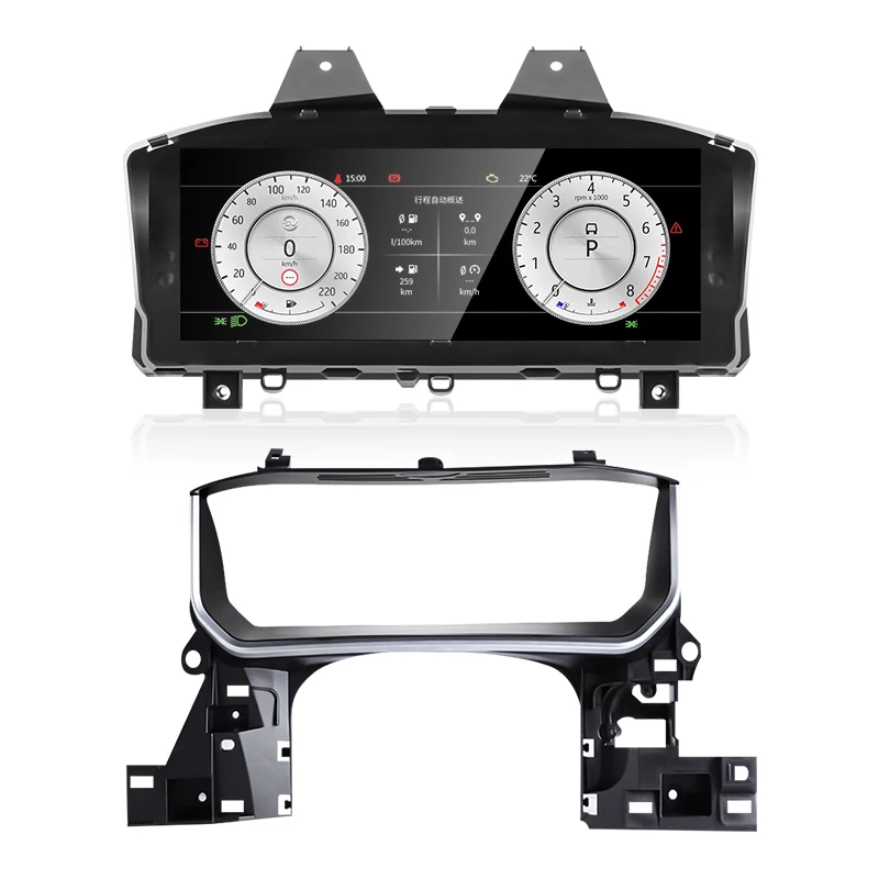 LCD Dashboard Car Digital Cluster Auto Speedometer Linux System Cockpit Virtual Upgrade for Range Rover Vogue/Sport/Discovery 5