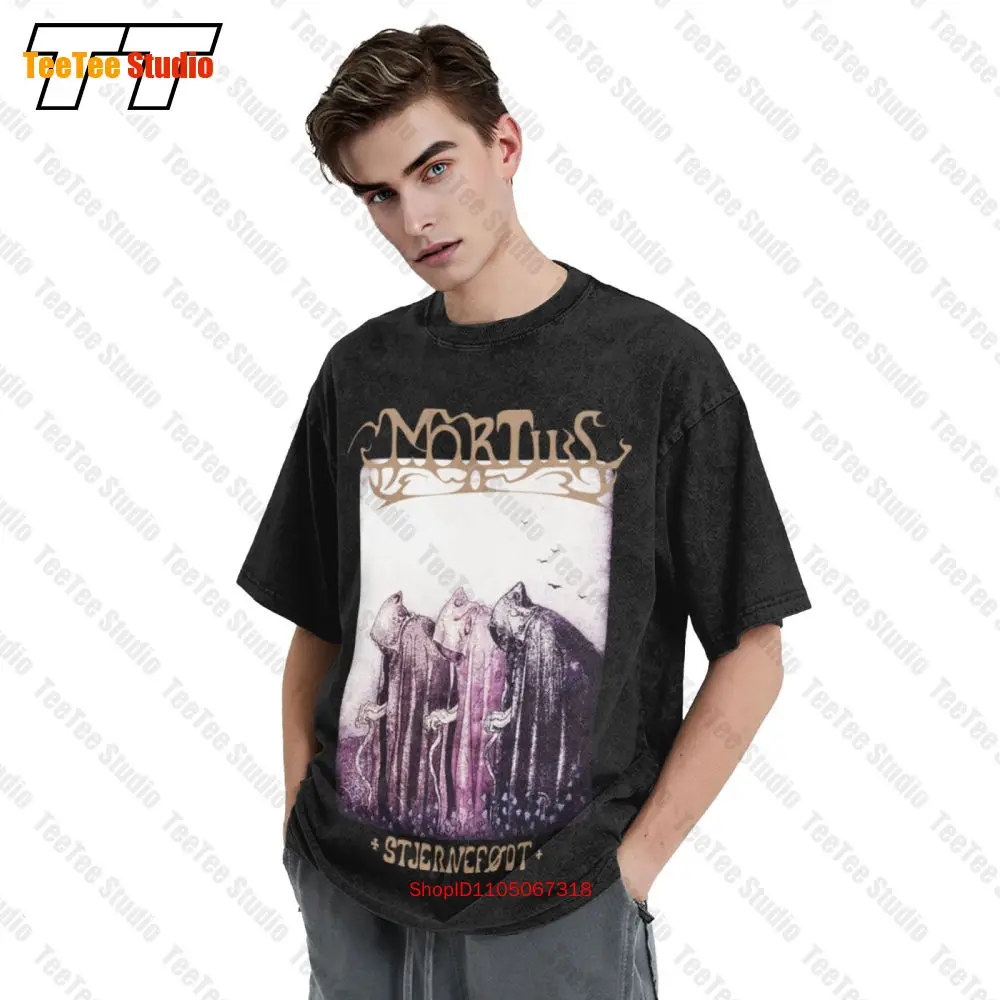 Mortiis - Stererfodt Ts تي شيرت عتيق كبير الحجم J9J8