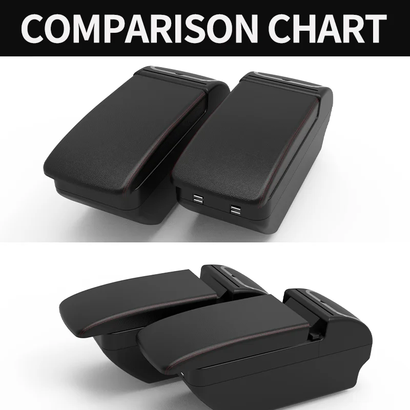 For KIA Rio 2 armrest box For KIA Rio 2006 2007 2008 2009 2010 2011 car armrest box accessories interior Storage box Retrofit