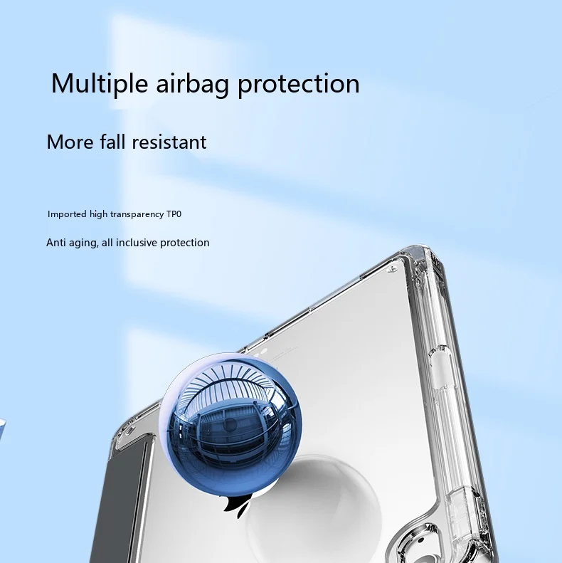 Für Huawei MatePad Honor Pad 13,2 12,2 12,1 11,5 11 10,8 10,4 Zoll Acryl Dreifach Faltbare Anti-Biege-Hülle – Detail 7