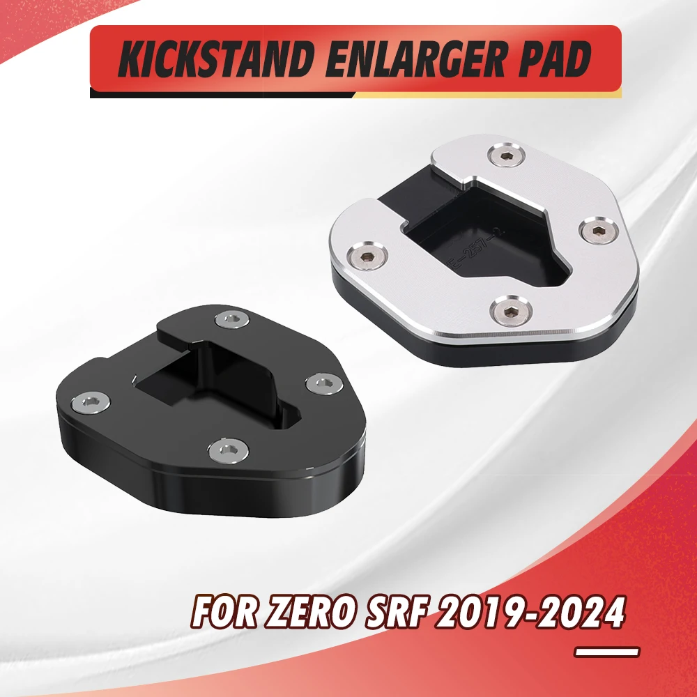 

For Zero SRF 2019-2020-2021-2022-2023-2024 Motorcycle Kickstand Foot Side Stand Extension Pad Support Plate SR/F Accessories