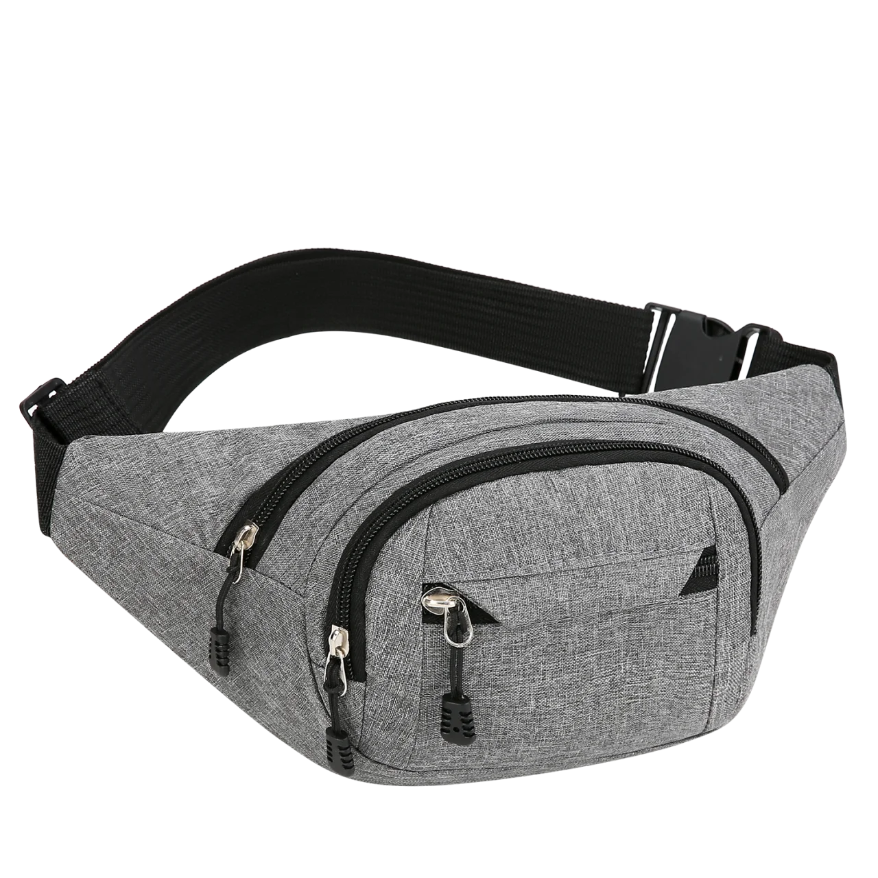 حزمة الثدي للرجال مقاوم للماء حقيبة رياضية خارجية قماش الحقيبة الكورية نمط الخصر حقيبة فاني الحقيبة Crossbody الذكور الموز حقيبة #5