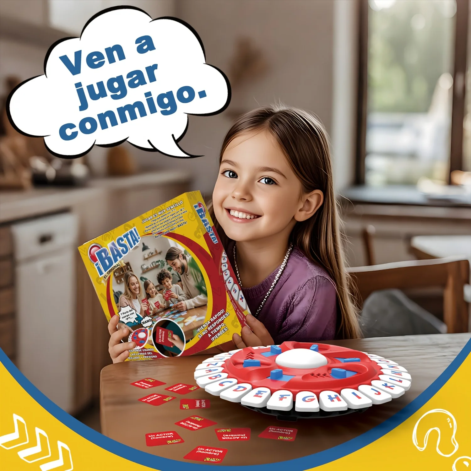 26-Key Upgraded Version Spanish Board Games Fast-Paced Family Table Game The Quick Thinking Letter Pressing Tapple Family Games