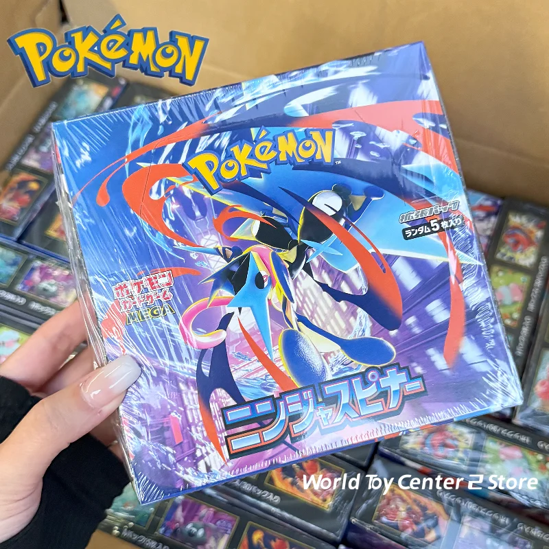 

100% Original Pokemon MEGA PTCG M4 Japanese Version Game Collection Cards Greninja Trading Anime Booster Pack Booster Pack Gifts