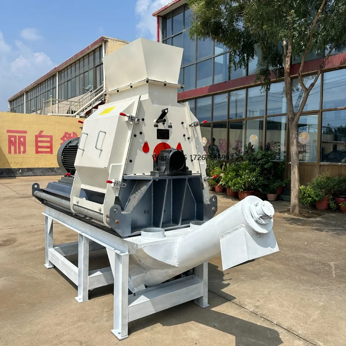 High Productivity Animal Feed Grain Crusher Efficient Water Drop Hammer Mill for Poultry Feed Plant New Feed Processing Machine