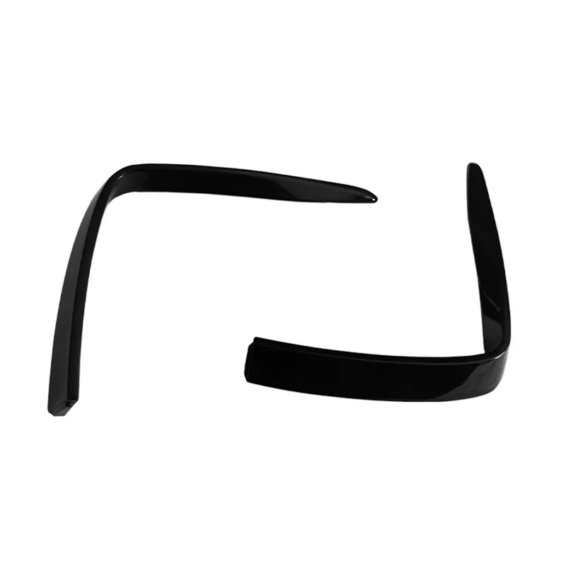 

1Pair Front Bumper Air Knife Trim Fog Light Eyebrow For Q5 RS SQ5 2020-2024 Fog Lamp Splitter Spoiler Fangs Cover-A02G