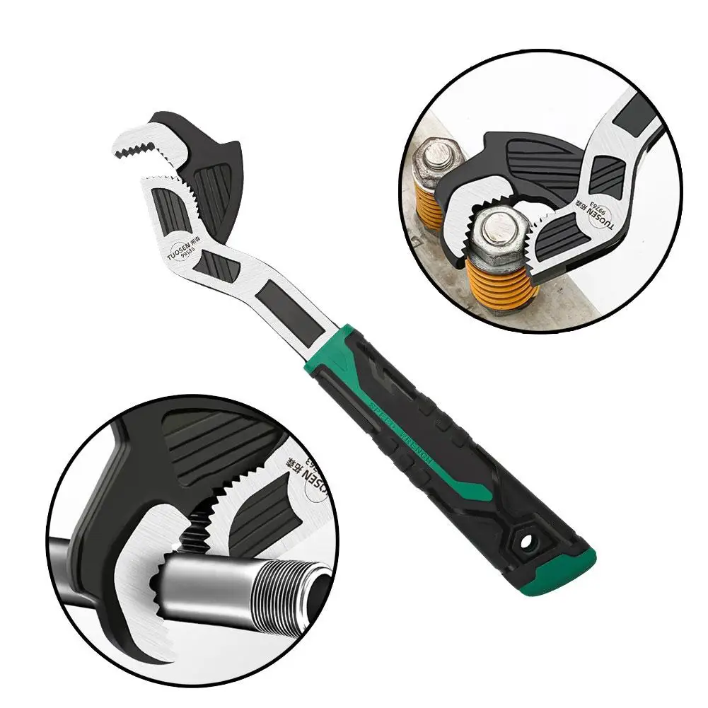 Industrial Grade Multifunctional Self-locking Pipe Wrench Tool Hand Manual Tool Adjustable Wrench Car Wrench Homeheld Tools