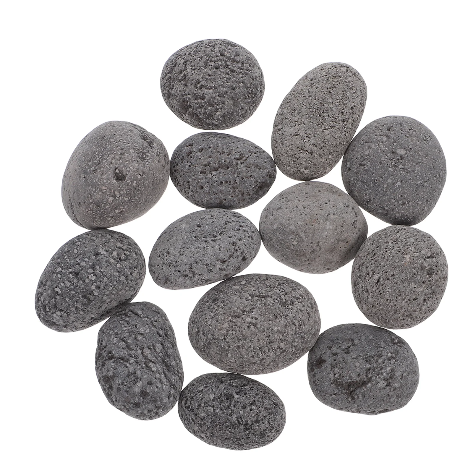 

1 Bag Natural Volcanic Stones Fire Pit Rocks For Gas Fireplace Outdoor Fire Table Stone Bbq Grill Lava Rock Landscaping Hearth