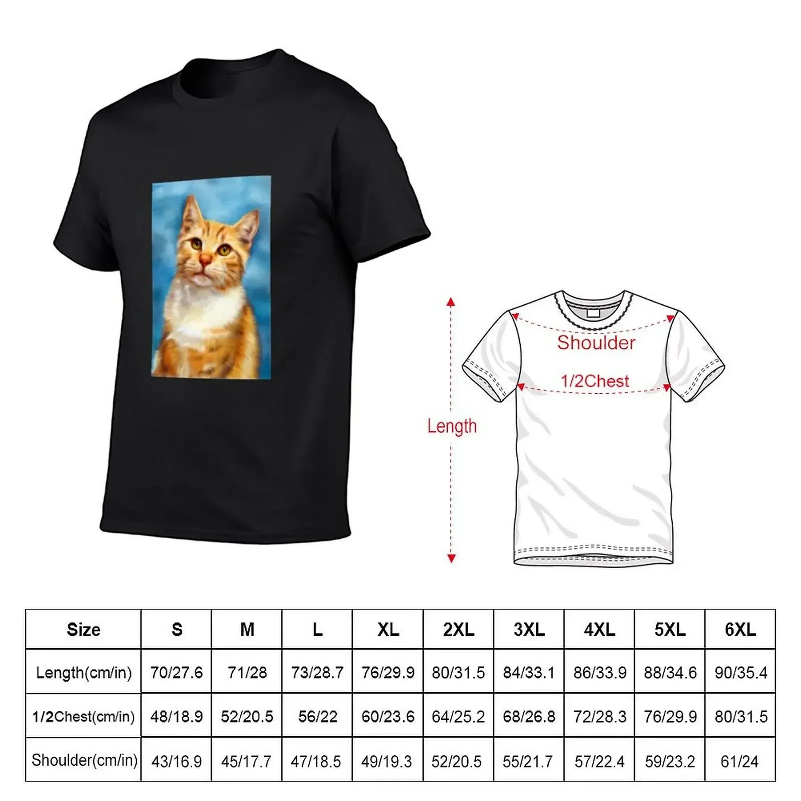 William Orange Tabby Cat T-Shirt customs custom shirt mens clothes