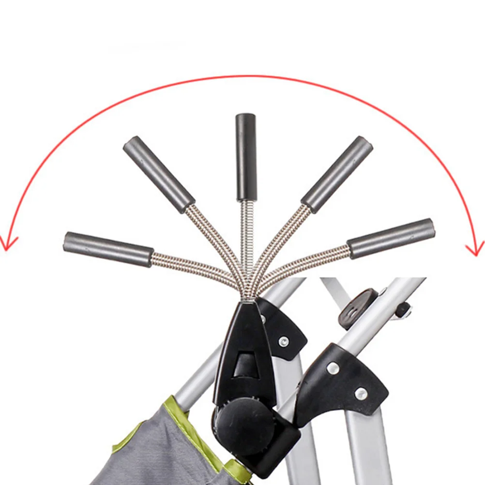 

Baby Stroller Umbrella Rose Red 35.5cm 8 Ribs Flexible Handle Clamp Stroller Pram Bicycle Outdoor Sun Protection Umbrella