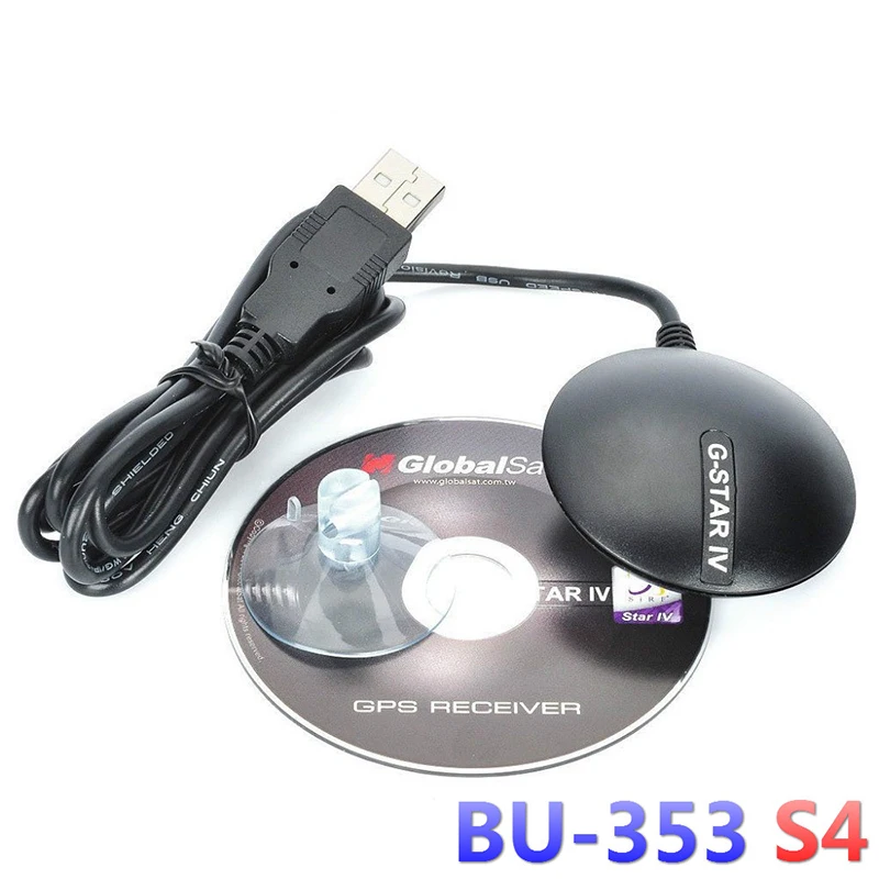 USB GPS module lobalsat BU-353S4 BU-353 GPS receiver SiRF STAR IV GSD4e chippest for Notebook car computer handheld computer