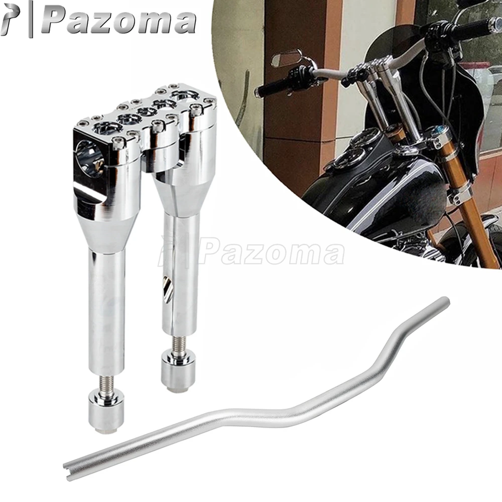 Motorcycle 6-12 inch Club Style Risers 28mm 1-1/8