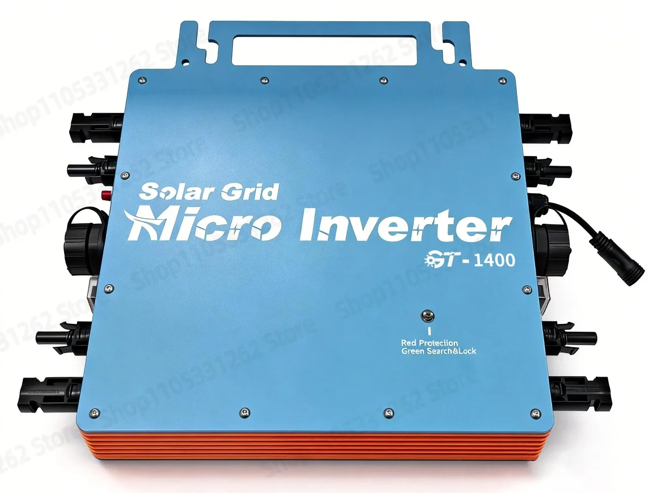 1400W Micro Inverter  Grid Tie Anti-Reverse Smart WiFi Monitoring 36V Battery Ready for Home Balcony Rooftop PV