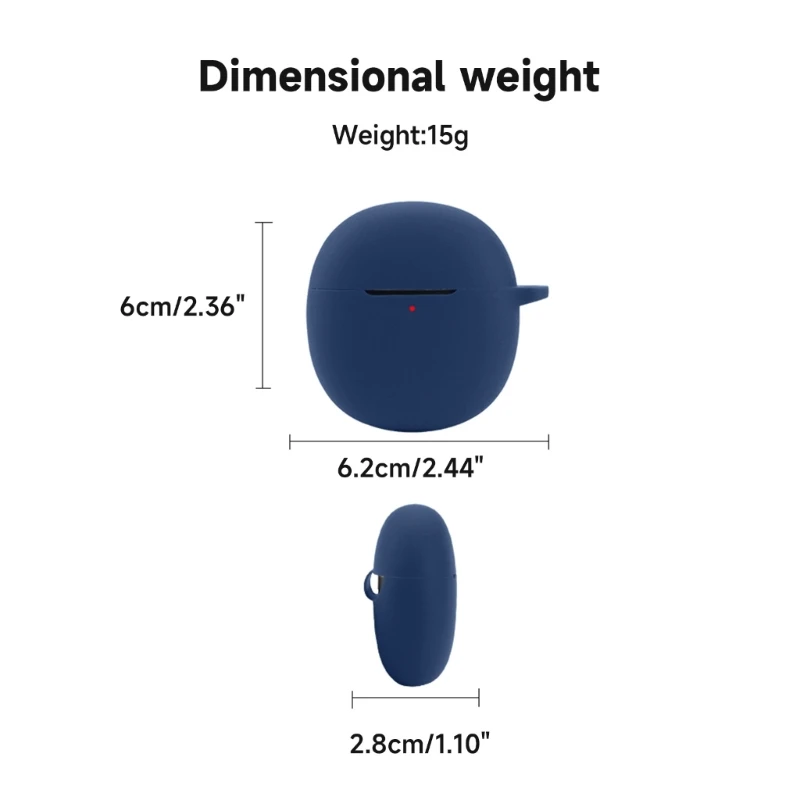 เหมาะสำหรับฝาครอบหูฟัง Vivo-TWS Air กันกระแทกป้องกันรอยขีดข่วนแขนป้องกันที่อยู่อาศัยล้างทำความสะอาดได้เปลือกกันฝุ่น
