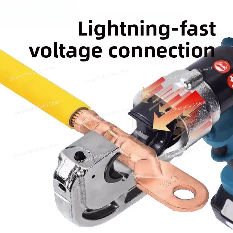 Small Electrical Workshop & Home Renovation Tool – Basic EZ300/400 2-in-1 Rechargeable Crimper for Daily Wire Connection