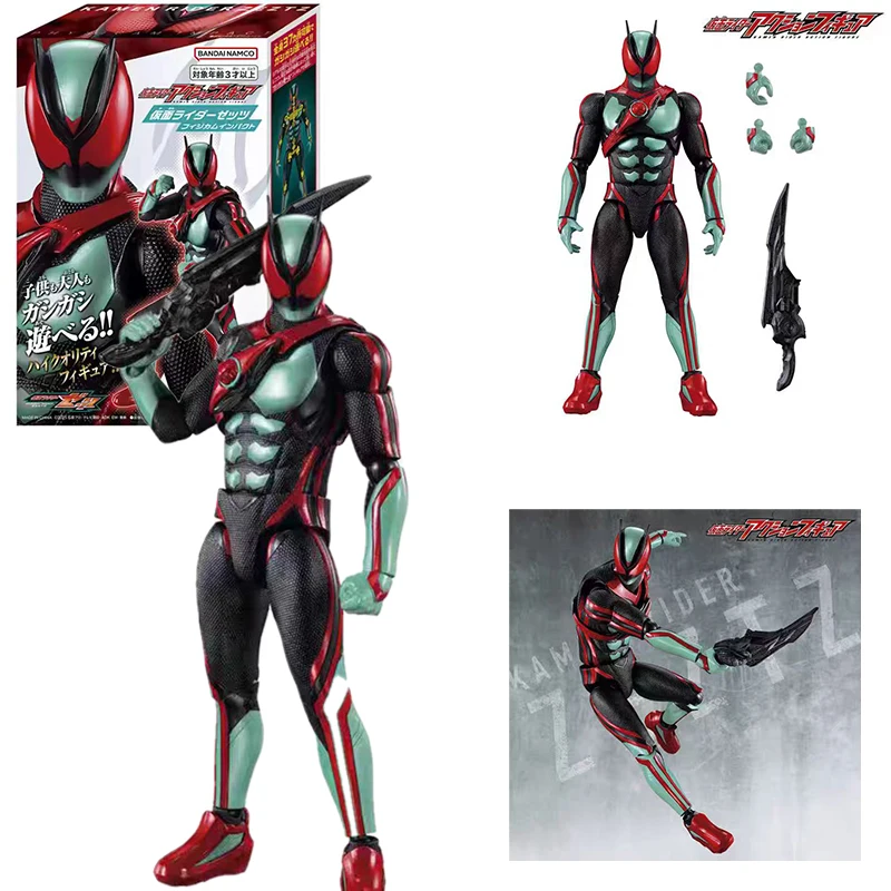 

Bandai New 2025 Kamen Rider Zeztz Zzz Pulse Super Moving Doll Zez Basic Form Gift Toy Collection