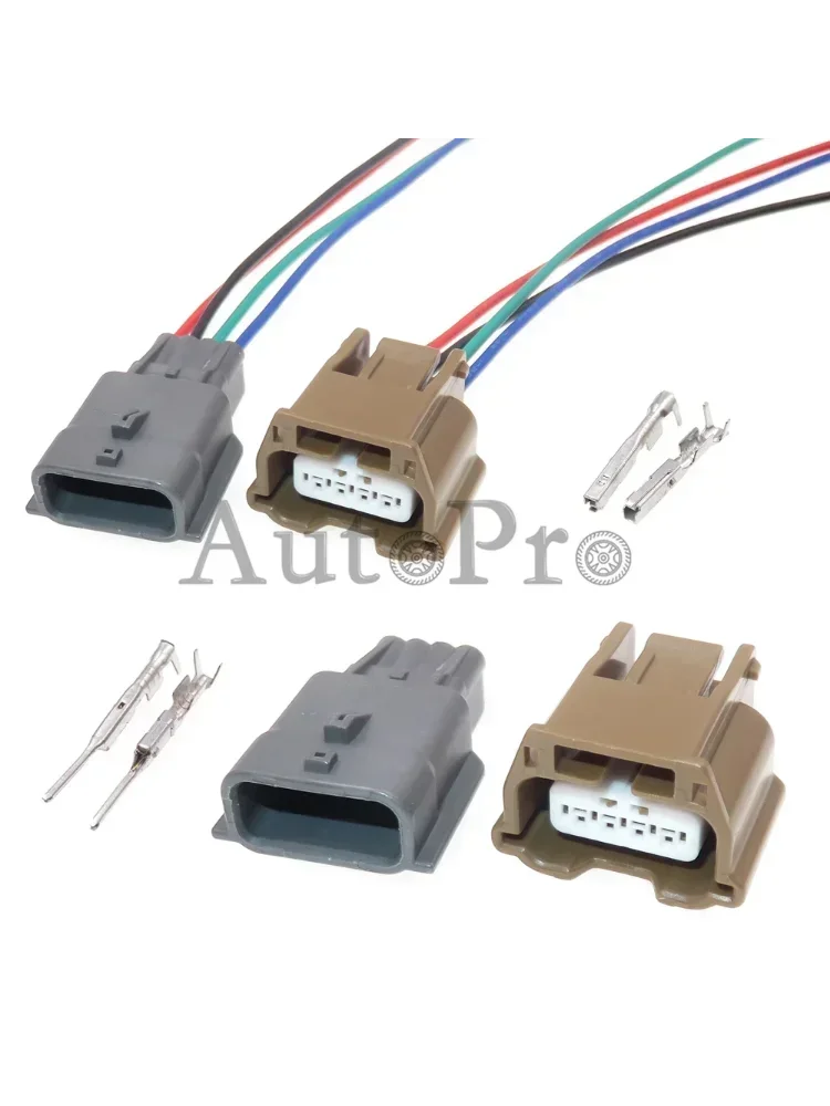 Prise de câble de capteur de collision automatique pour Subaru Toyota, prise d'électrovanne de voiture, 4 trous, 7287-8454-10, 7283-8857-80, 1 jeu