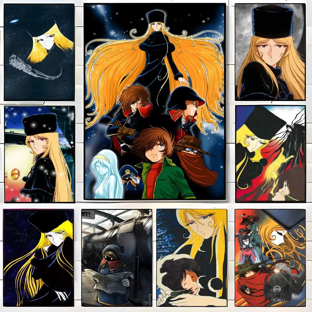 Merch Anime G-Galaxy E-Express999 Poster  Self-adhesive Art Waterproof Paper Sticker Coffee House Bar Room Wall Decor