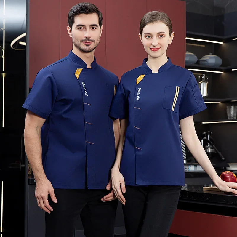 shop-hotel-cake-uniform-waiter-kitchen-cook-overalls-cafe-shirt-short-coat-sleeves-restaurant-unisex-catering-serve-bakery-chef