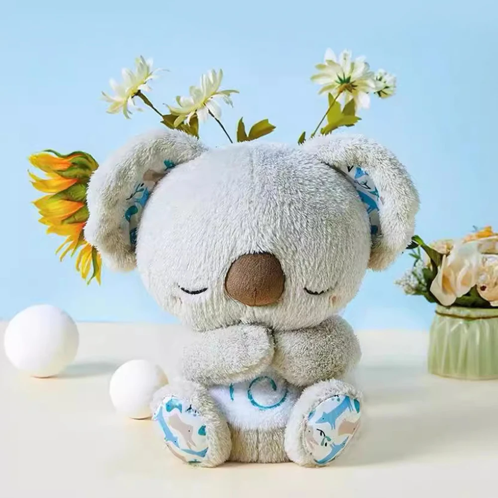 Breathing Koala with Light Sound Baby Sleep and Playmate Koala Musical Stuffed Plush Toy Newborn Sensory Comfortable Baby Gifts image 6