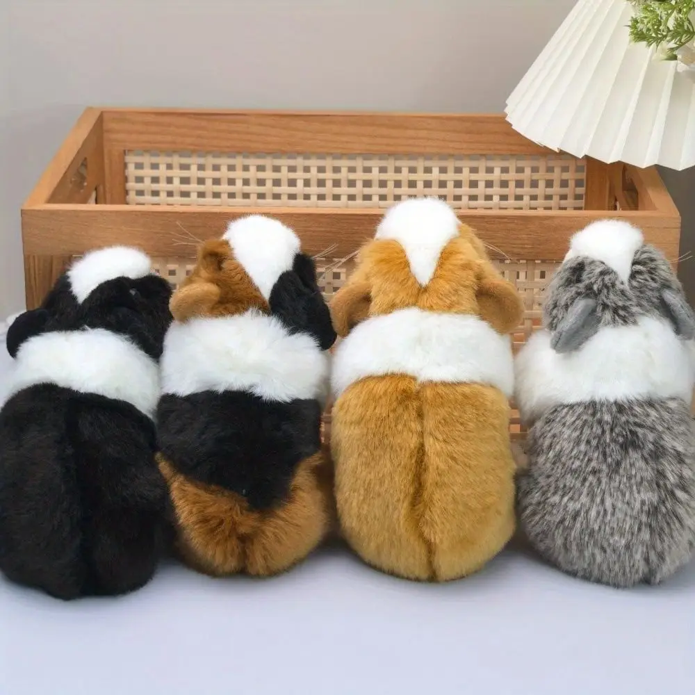 Christmas Gift Stuffed Animals Guinea Pig Stuffed Cute Dolls Real Life Plush Mouse Dolls Fluffty 18cm Hamster Doll Children Gift
