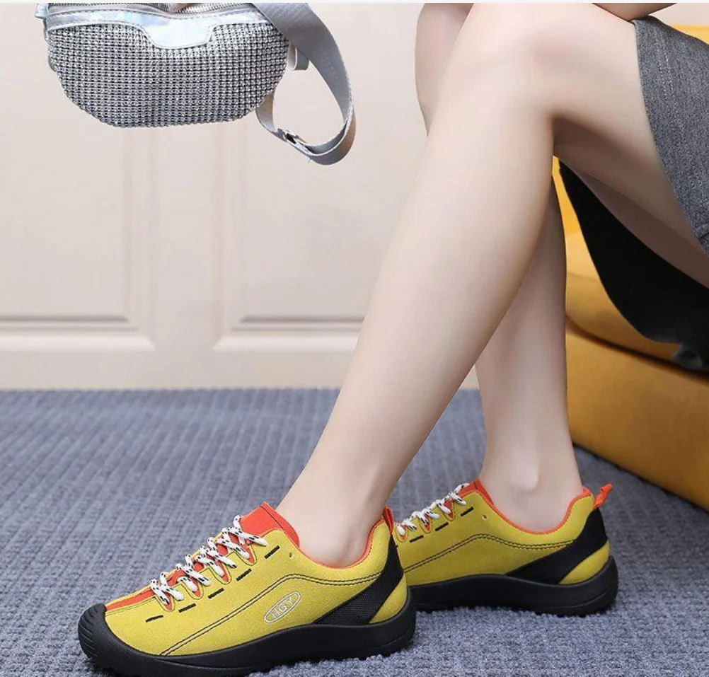 2026 ربيع المرأة أحذية رياضية مريحة للتنفس للتخييم تسلق الضوء المضادة للانزلاق حذاء كاجوال المطاط تسولي أحذية رياضية #6