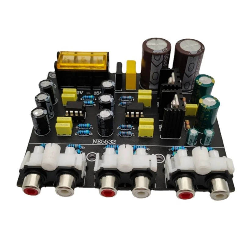 ABSQ-Two Way Lotus อินเทอร์เฟซลําโพงเสียงความถี่ Divider Filter Dual Op Amp NE5532 ลําโพงซับวูฟเฟอร์