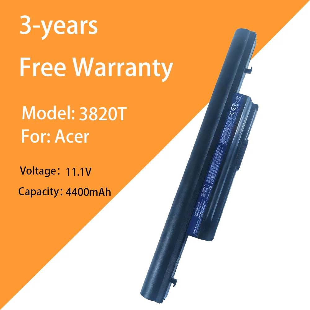 

11.1V 4400mAh notebook battery 3820T for Acer 4745G 4820GT 3820T 3820TG 4820T 4625G