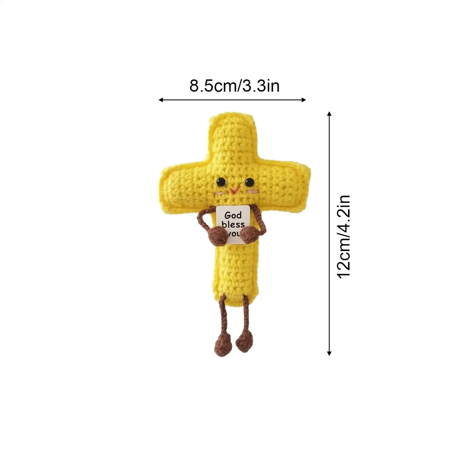 ملهمة الكروشيه مضحك محبوك الكروشيه العاطفي للمنزل عيد ميلاد هووسورمينغ أصدقاء الأسرة الرجال النساء #6