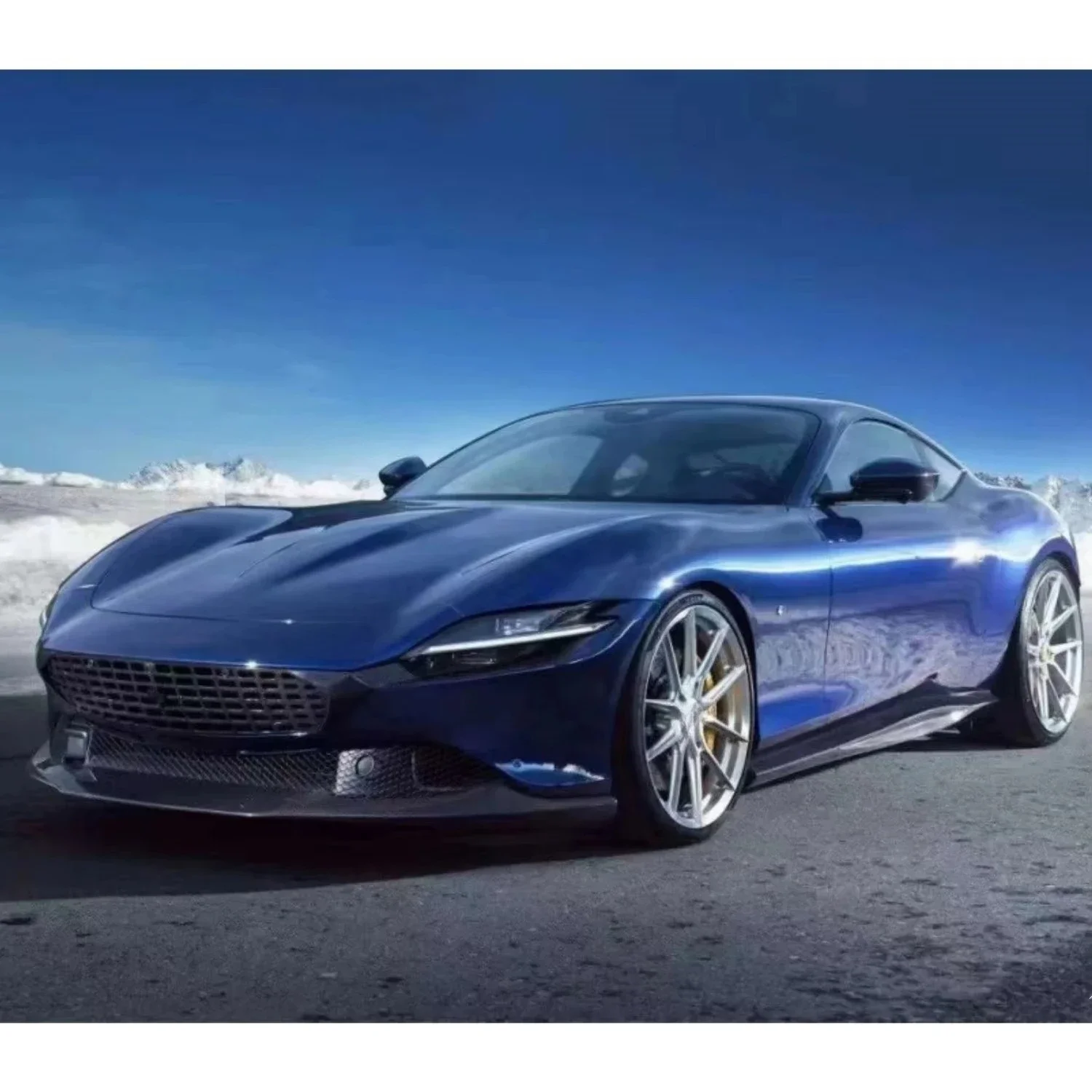 High Quality N-style Carbon Fiber wings Suitable for Roma Dry Carbon Fiber Spoiler