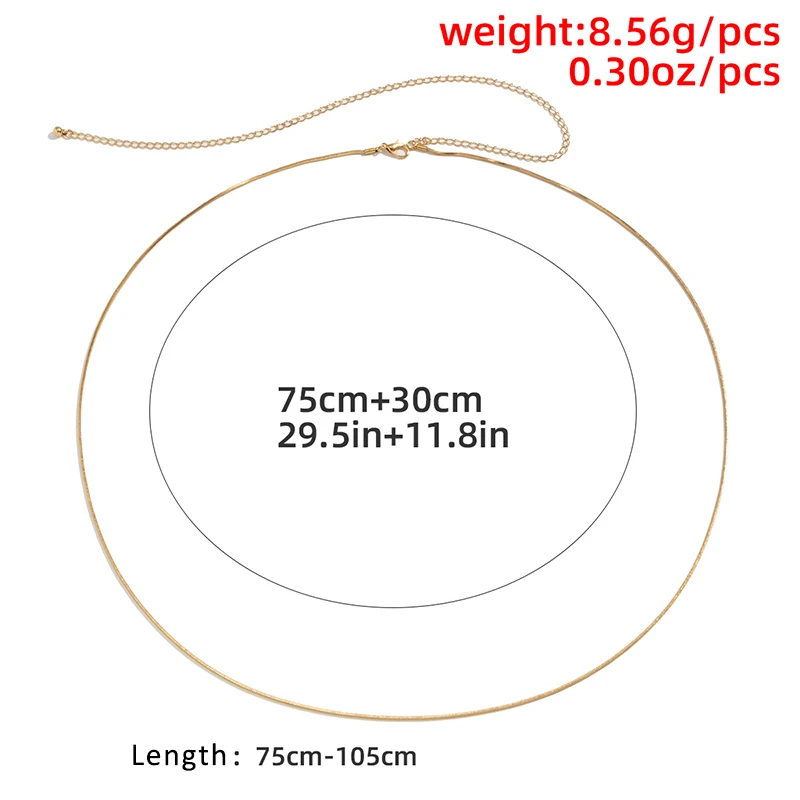 موضة ثعبان العظام سلسلة البطن سلاسل الصيف مثير الاكسسوارات الجسم سلسلة الحد الأدنى مجوهرات للنساء الخصر الخرز سلسلة 2022
