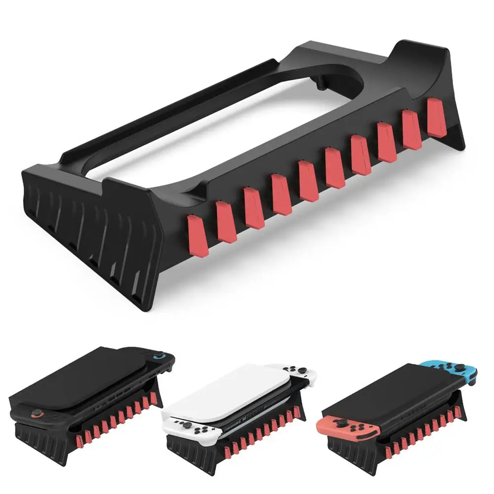 

Подставка-органайзер для игровой консоли Switch 2 с отсеком для карт памяти, совместимая с Switch/OLED