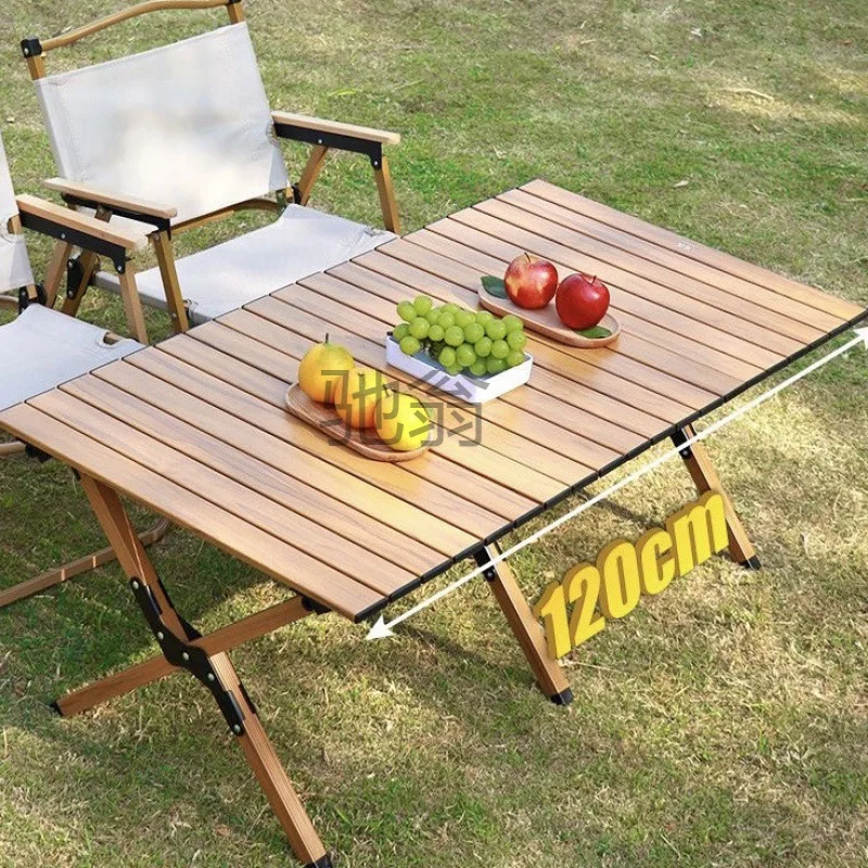 

#Camping egg roll table 150 outdoor stall folding table egg roll table set 1.5 meters reinforced camping egg metal