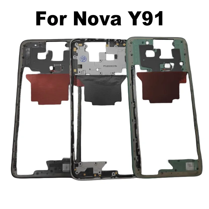 For Huawei Nova Y91 Middle Frame Front Bezel Back Lcd Housing Holder Rear Plate Chassis