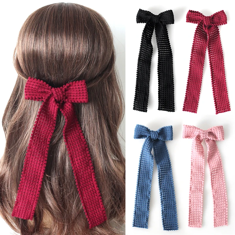 Girls Hair Bows Cute Hairpins Hair headband Barrettes Solid Clip Kids Headwear Fashion Hair Accessories