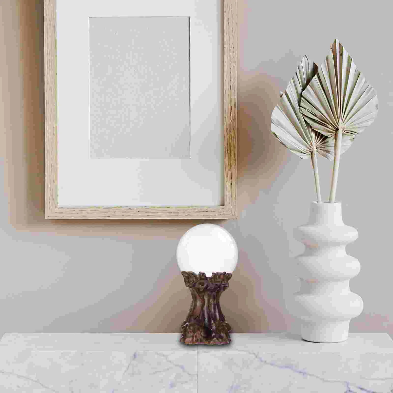 Display Stands Wood Display Stand Sphere Base Crystal Holder Globe Stone Holder Gazing Globe Ostrich Egg Abalone Shell Jewelry