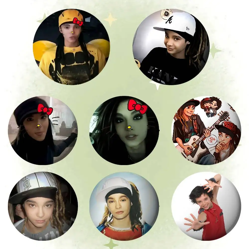 T-tokio Hotel Cute Badge Pins For Friend, Backpack, Clothing, Collectible Accessories, Jewelry Gift