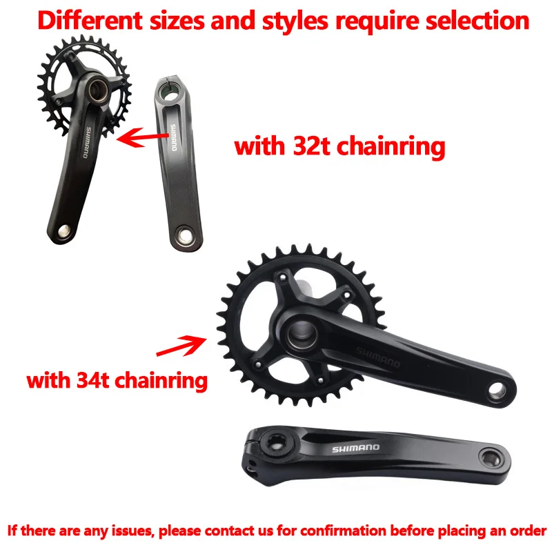 Shimano MT510 Deore M6100 Series Crankset 170/175mm 32T 34T 1x12 Speed MT500 Bottom Bracket BB52 For Mountain Bike Bicycle Crank