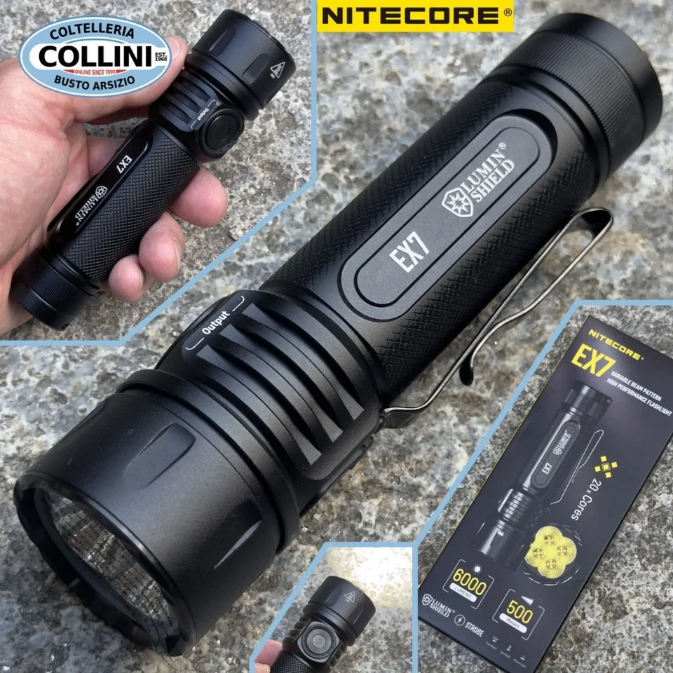 NITECORE EX7 トーチビームパターン LED 6000 ルーメン USB-C 充電式