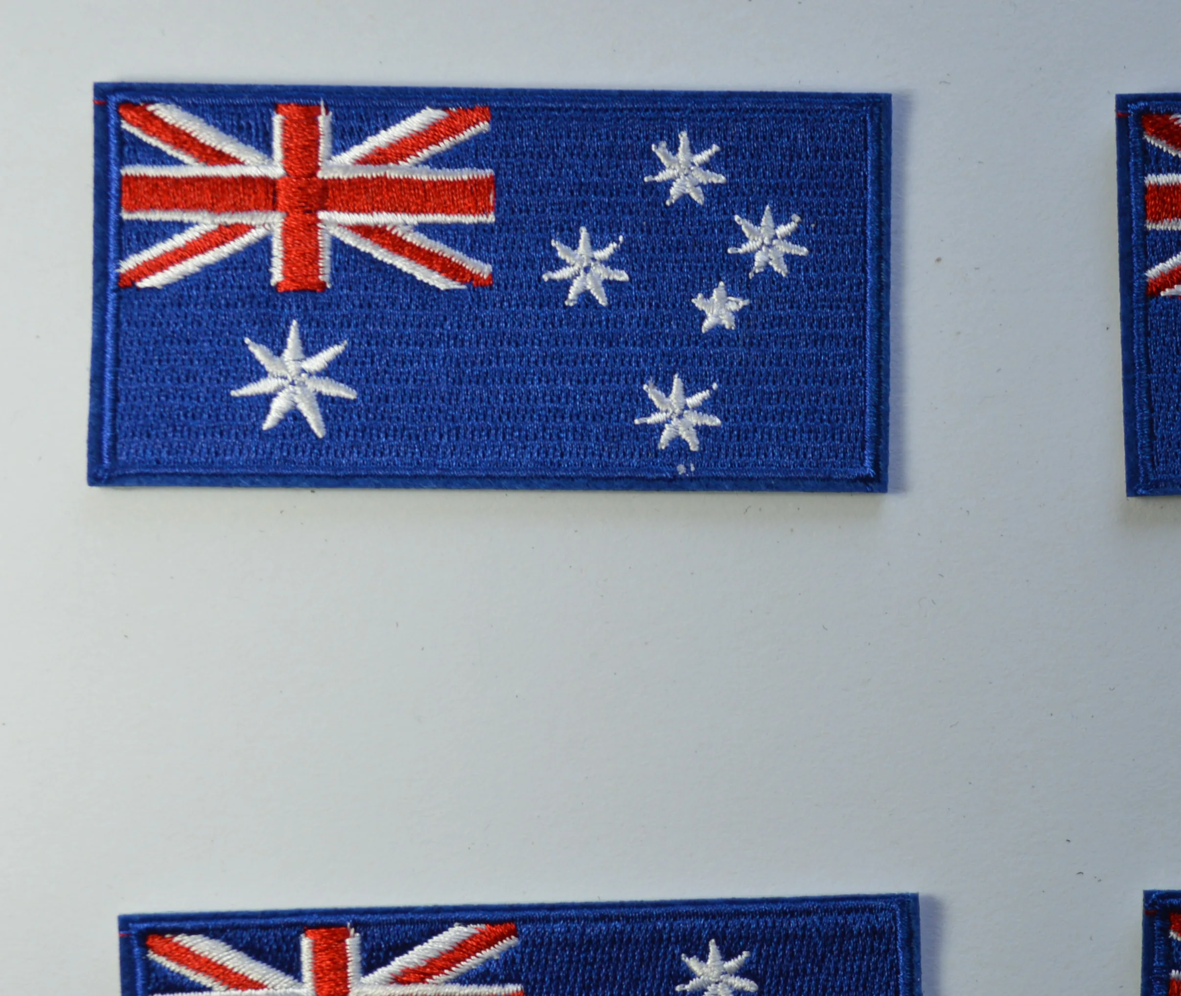 

1x Flag of Australia Australian Aussie Oz down under applique iron on patch (≈ 9.1 * 4.6 cm)