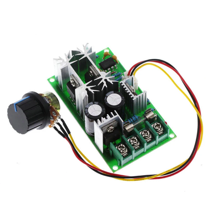 12V PWM DC Motor Speed Controller Switch 20A Current Voltage Regulator 10-60V 60A 12V 24V 36V 48V PWM High Power Drive Module