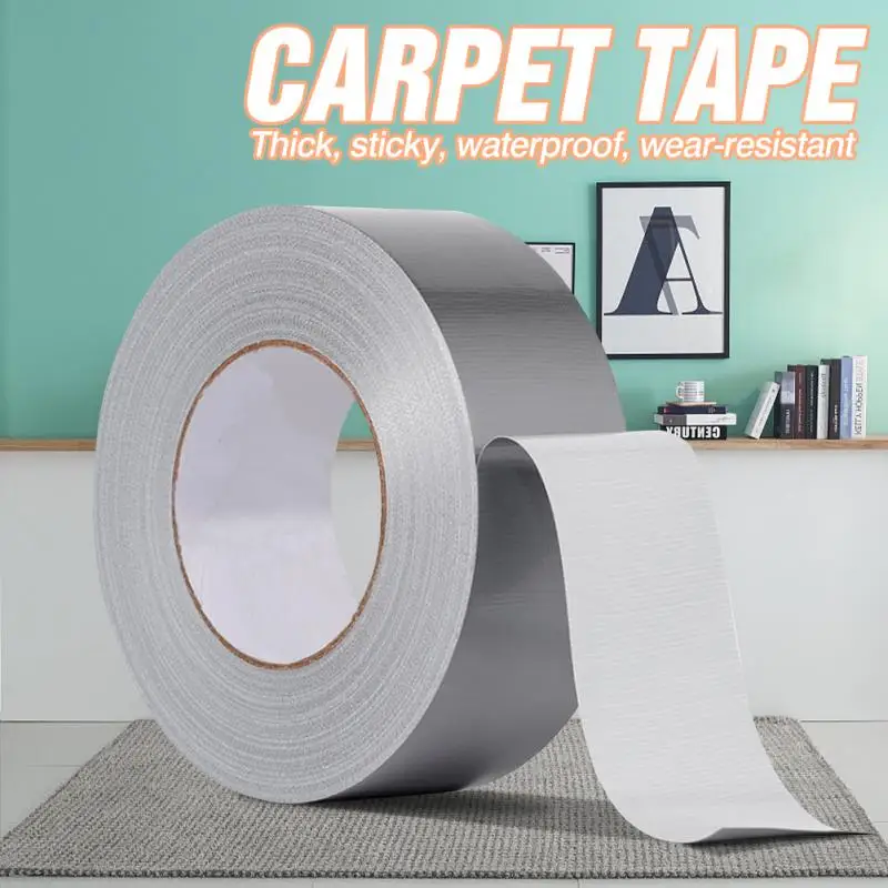 10M 3/4/5/6cm Duct Repair Tape Waterproof Strong Sticky Seal Carpet Tape DIY Home Decoration Adhesive Self Roll Craft Fix Tape