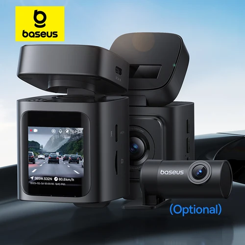 Baseus 3K Dash Cam VD1 cámara frontal y trasera HD GPS incorporado Galileo supercondensador coche DVR cámara grabadora soporte 24H estacionamiento