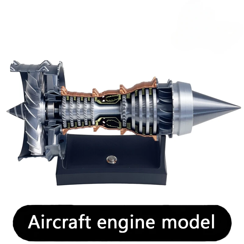 Turbofan Engine Aviation Industry Aircraft Model Technology Desktop Ornaments Gift Charging Creative Boutique Toy Collection