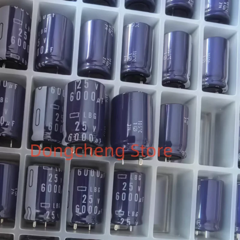 5pcs/30pcs/50pcs 100％ New Original 6000UF 25V NIPPON CHEMI-CON Audio Capacitor NCC 25V6000UF 18*25mm LBG replaces 25V5600UF