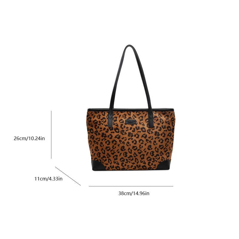 Ladies' suede casual shoulder bag, fashionable, atmospheric, and noble temperament, ladies' bag, large capacity handbag